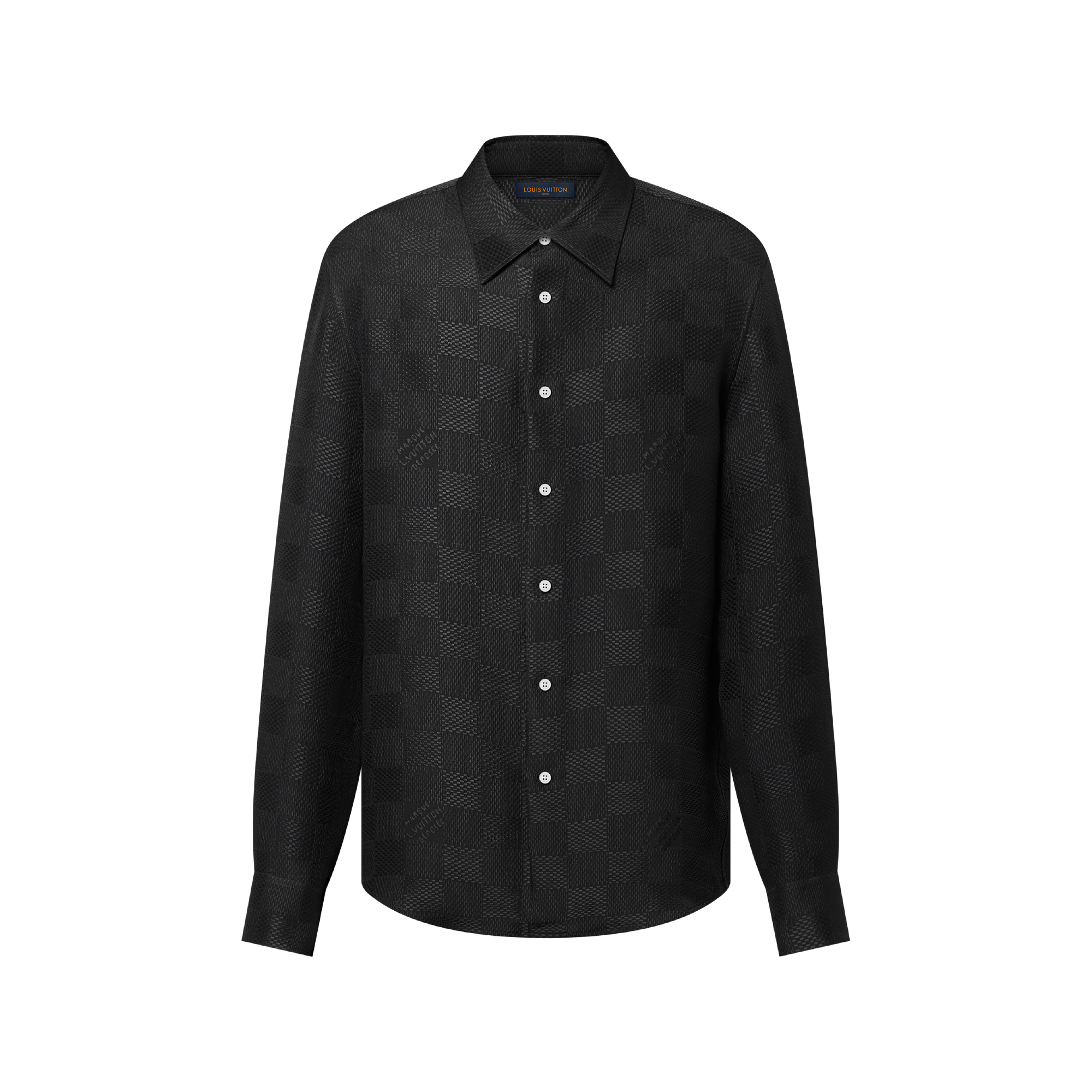 Louis Vuitton ブラック ボタンアップシャツ Designer Shirts for Men